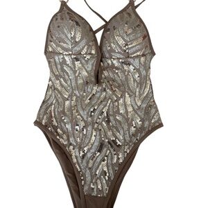 Sequin Embellished Bodysuit